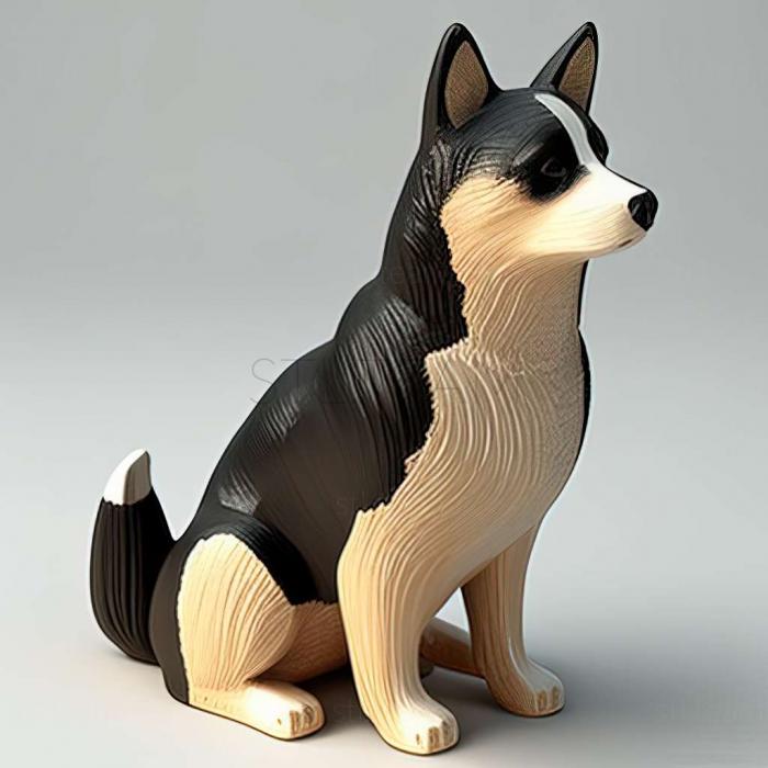 3D model Karelian bear dog (STL)